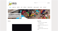 Desktop Screenshot of climatejustice.irisyorku.ca